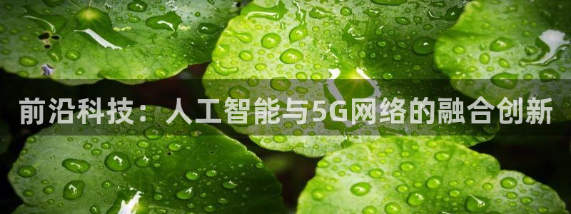 前沿科技：人工智能与5G网络的融合创新
